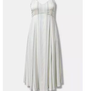 Torrid Whisper White Maxi Dress